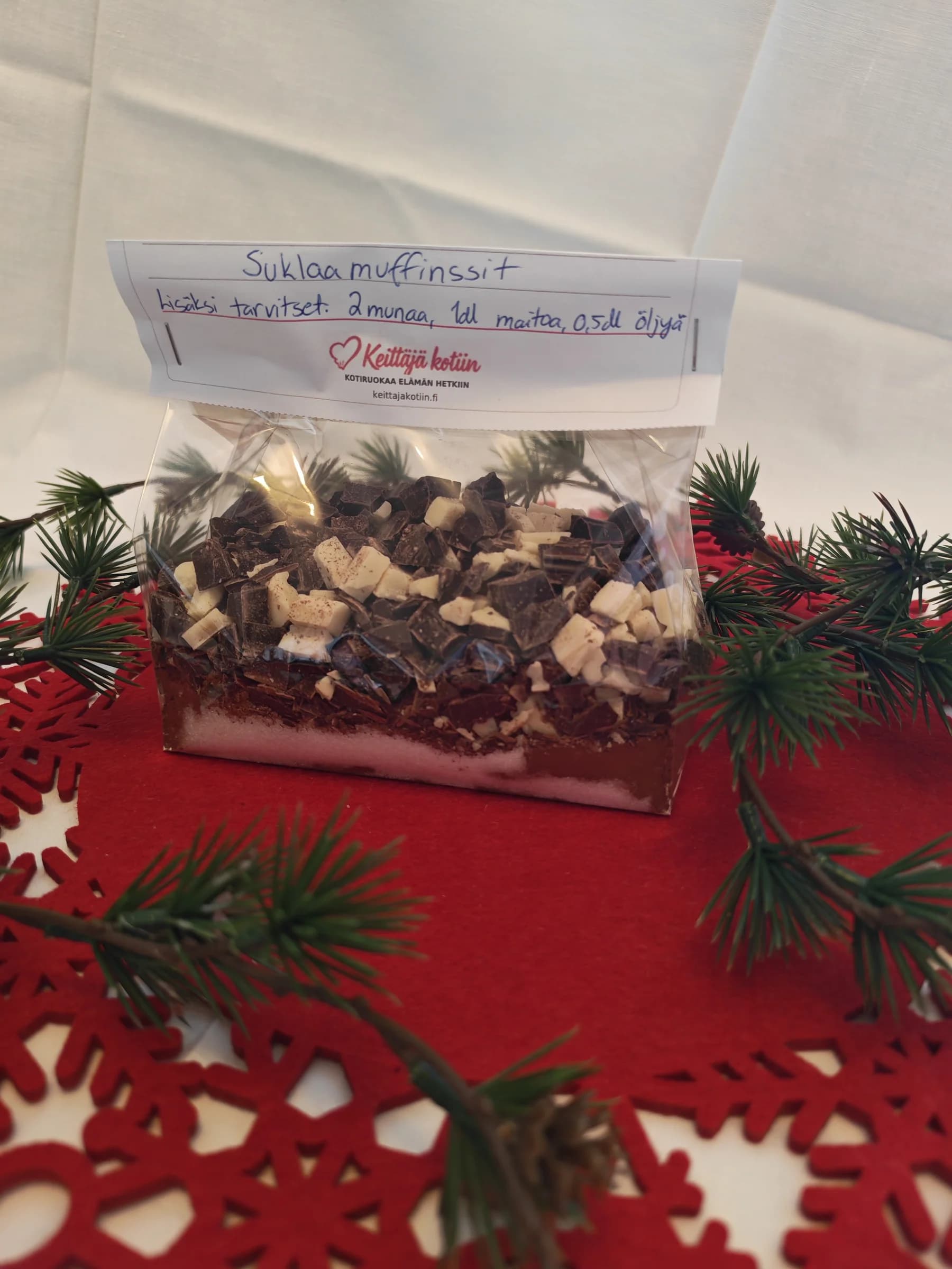 Suklaamuffinssi-ainekset